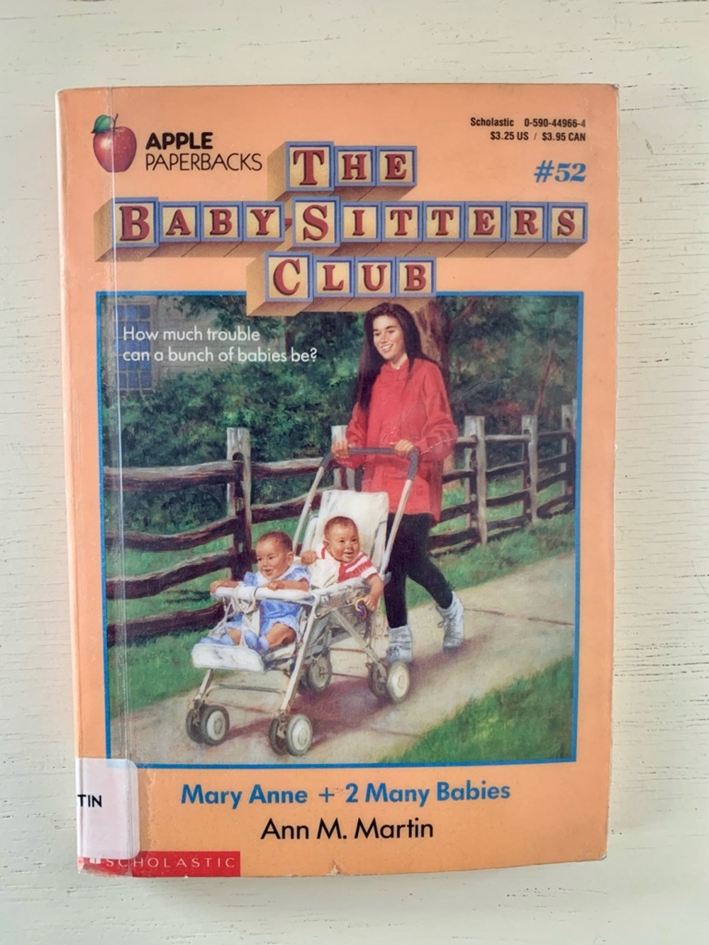 The Baby-Sitters Club - #52 Mary Anne + 2 Many Babies - 90s Scholastic